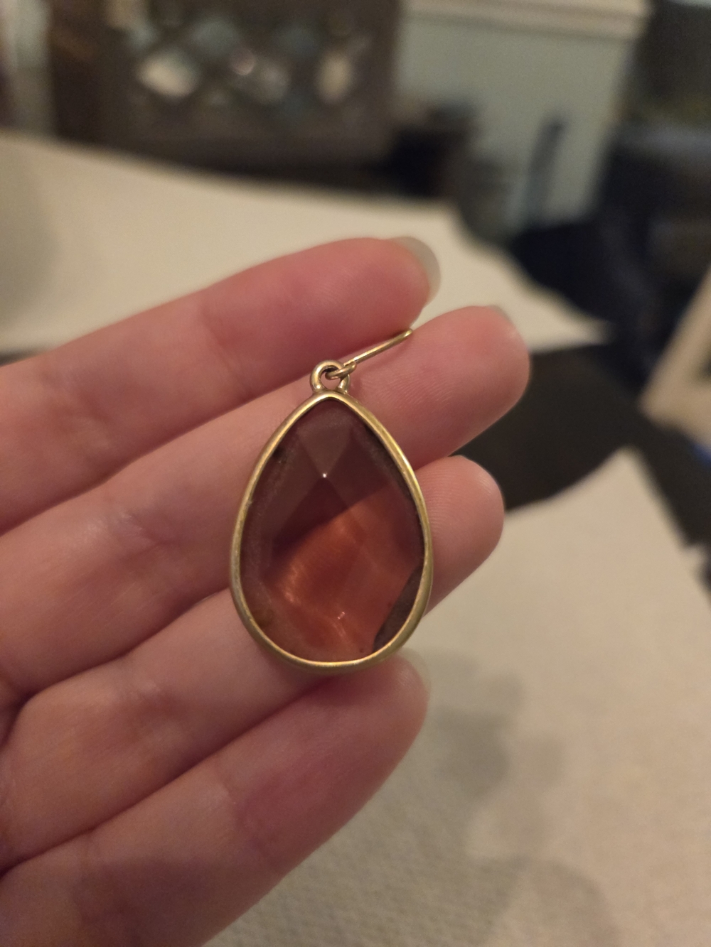 Chloe + Isabel Amber Teardrop Earrings - Picture 2 of 4
